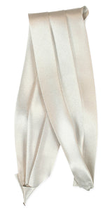 Satin Hat Band - Silver Gray
