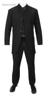 Livingston Cutaway Sack Coat - Black