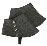 Premium Mens Button Spats - Burford Herringbone Tweed (One Pair)