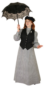 Ladies Classic Canvas Vest - Black