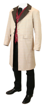 Wooster Frock Coat - Tan Plaid