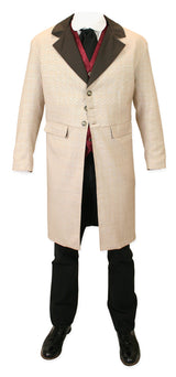 Wooster Frock Coat - Tan Plaid