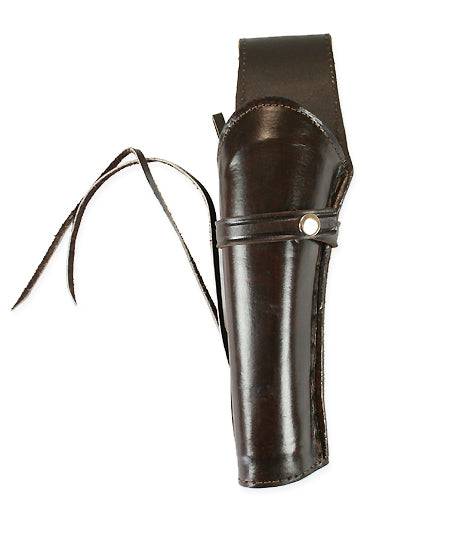 Western Holster - Long Barrel - LH Draw - Plain Brown