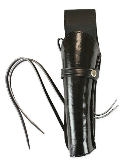 Western Holster - Long Barrel - LH Draw - Plain Black