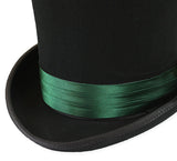 Hat Band - Emerald Green Satin