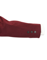 Gillespie Brushed Cotton Frock Coat - Burgundy