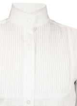 Muriel Pleated Blouse - White
