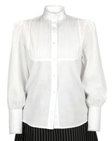 Muriel Pleated Blouse - White