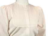 Muriel Pleated Blouse - Natural