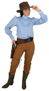 Muriel Pleated Blouse - Blue