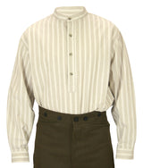 Ballard Shirt - Tan Stripe