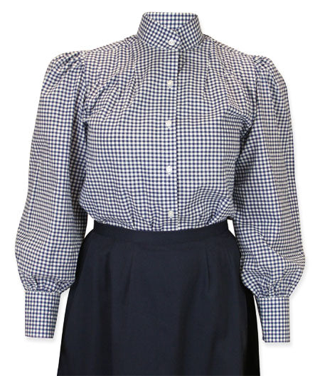 Wichita Blouse - Blue Plaid