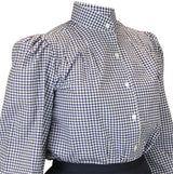 Wichita Blouse - Blue Plaid
