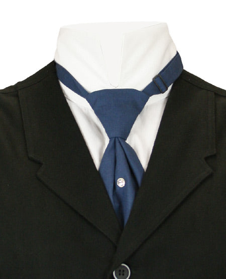 Cotton Teck Tie - Navy – Historical Emporium