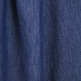 Cotton Twill Walking Skirt - Denim