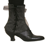 Ladies Spats - Gray Tweed (One Pair)