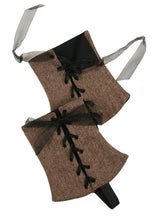 Ladies Spats - Brown Tweed (One Pair)