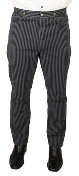 Edgar Striped Trousers - Gray