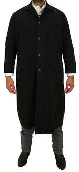 Classic Cotton Duster - Black