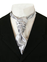 Scrunchy Cravat - Silver