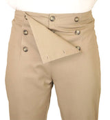 Regency Fall Front Trousers - Khaki