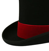 Velvet Hat Band - Red