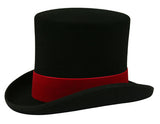 Velvet Hat Band - Red