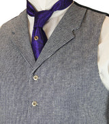 Woodleigh Vest - Navy Check