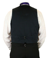 Woodleigh Vest - Navy Check