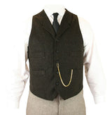 Collier Vest - Heather Brown