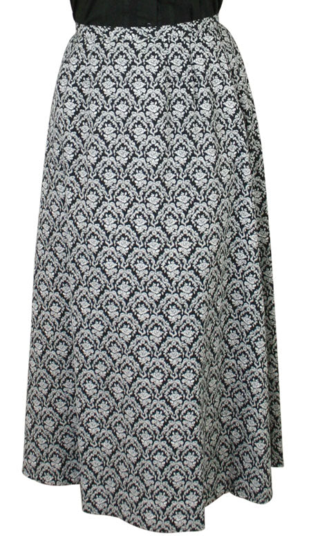 Rosedale Walking Skirt - Black and White