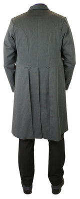 Double-Breasted Frock Coat - Charcoal