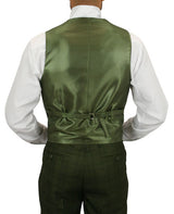 Garrett Plaid Suit - Olive