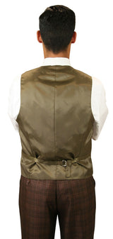 Garrett Plaid Suit - Chestnut