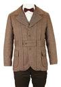 Brown Herringbone