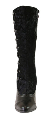 Rosalie Boot - Black Velvet