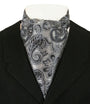 Silver/Black Paisley