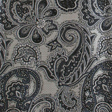 Cosmopolitan Ascot - Silver/Black Paisley
