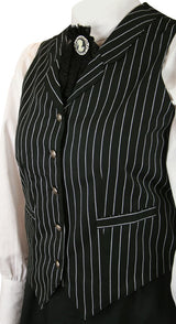 Ladies Henderson Vest - Black/White