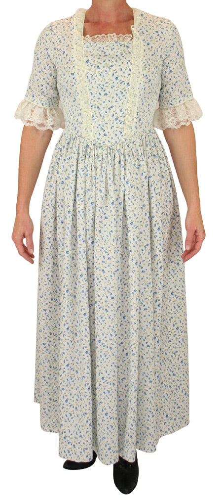 Amelia Dress - Blue Floret