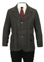Gray Herringbone