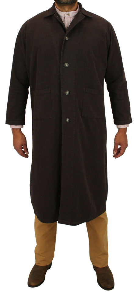 Classic Cotton Duster - Brown