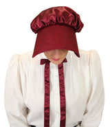 Satin Bonnet - Garnet