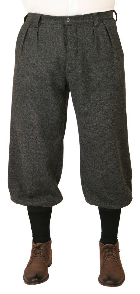 Tweed Knickers - Gray Herringbone – Historical Emporium