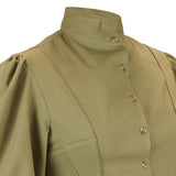 Bella Blouse - British Khaki
