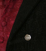 Sovereign Regency Tailcoat - Black Tapestry / Velvet