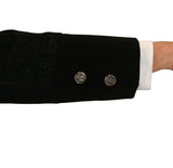 Sovereign Regency Tailcoat - Black Tapestry / Velvet