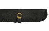 Rifle Scabbard - Black Tooled Leather 30/30