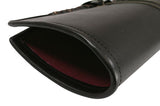 Rifle Scabbard - Plain Black Leather 30/30