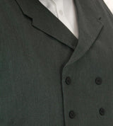 Callahan Double Breasted Vest - Charcoal